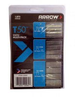 Arrow T50 Staple Multi-pack Of Staples (Qty 1875) £6.19